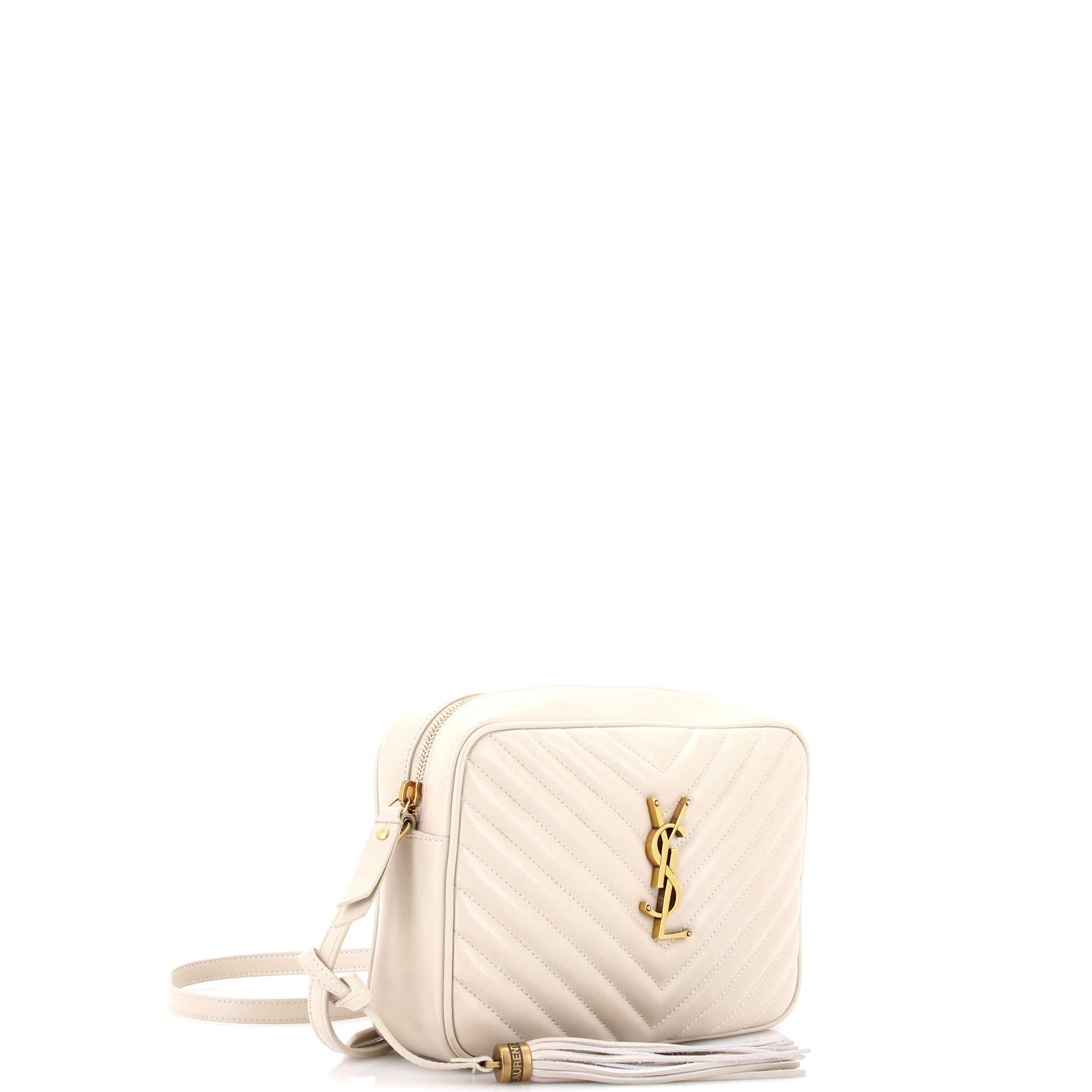 Lou Camera Bag Matelasse Chevron Leather Small