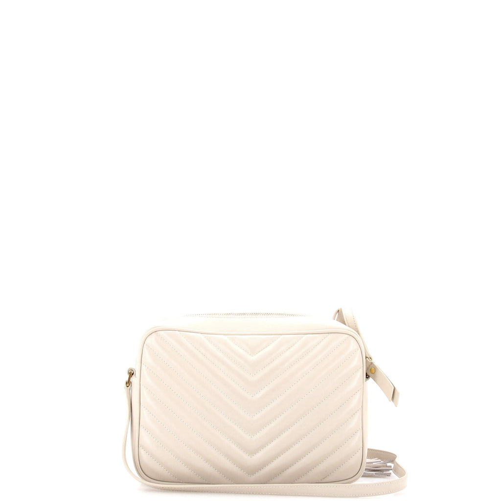 Lou Camera Bag Matelasse Chevron Leather Small