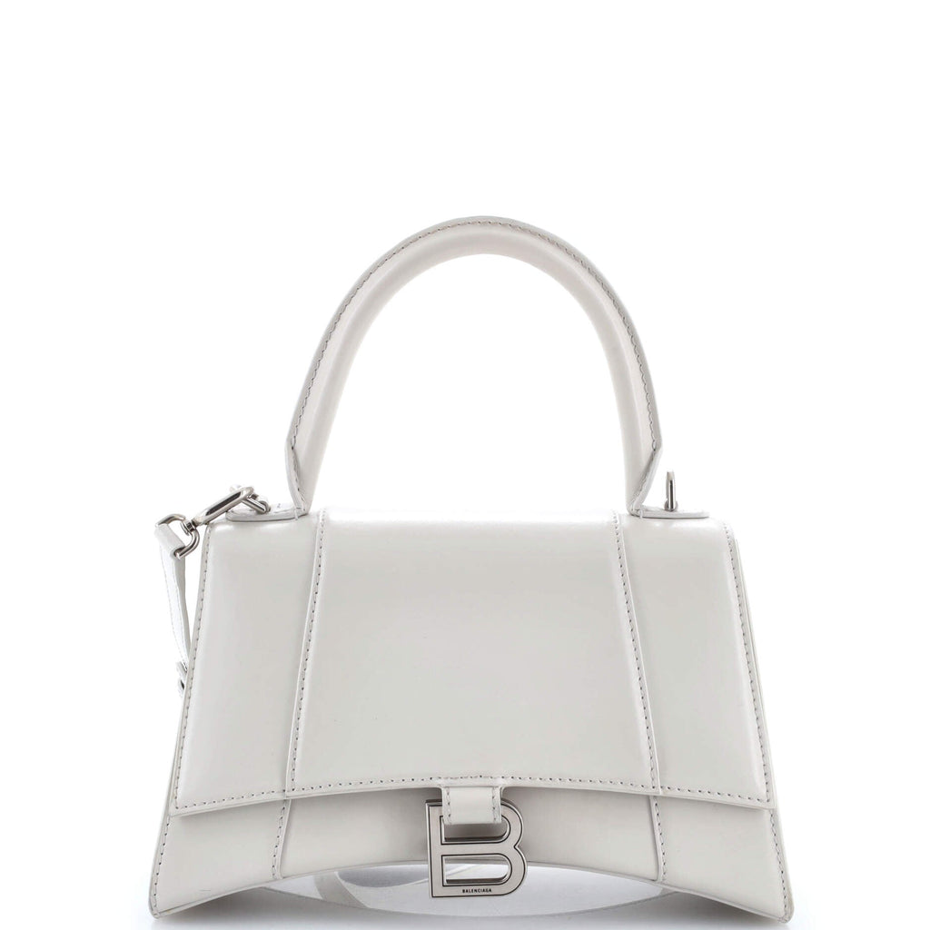 Hourglass Top Handle Bag Leather Small