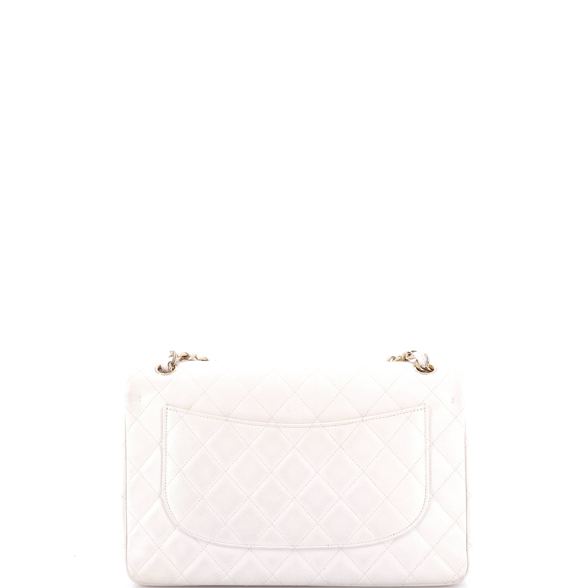 Classic Double Flap Bag Quilted Caviar Jumbo