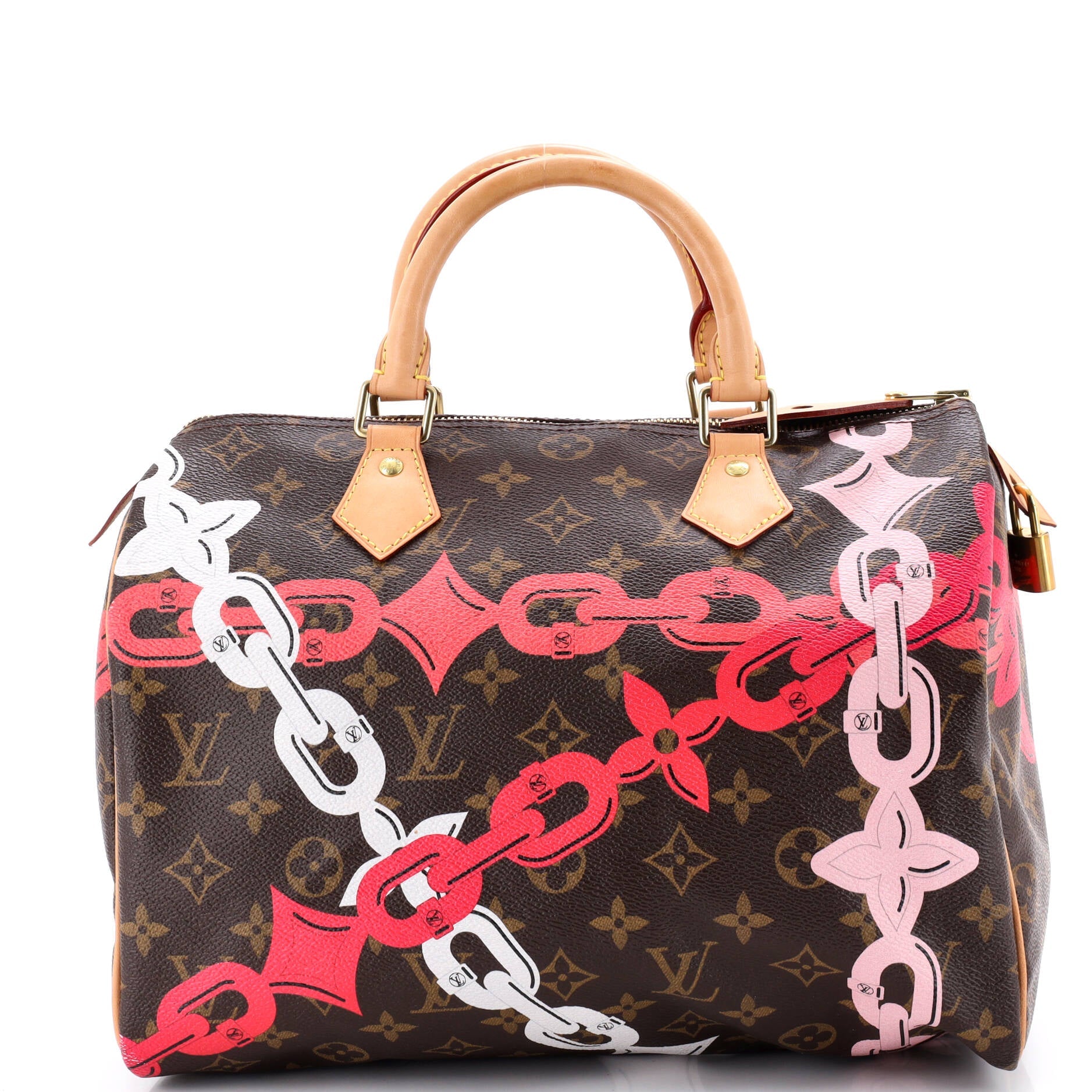 Speedy Handbag Limited Edition Bay Monogram Canvas 30
