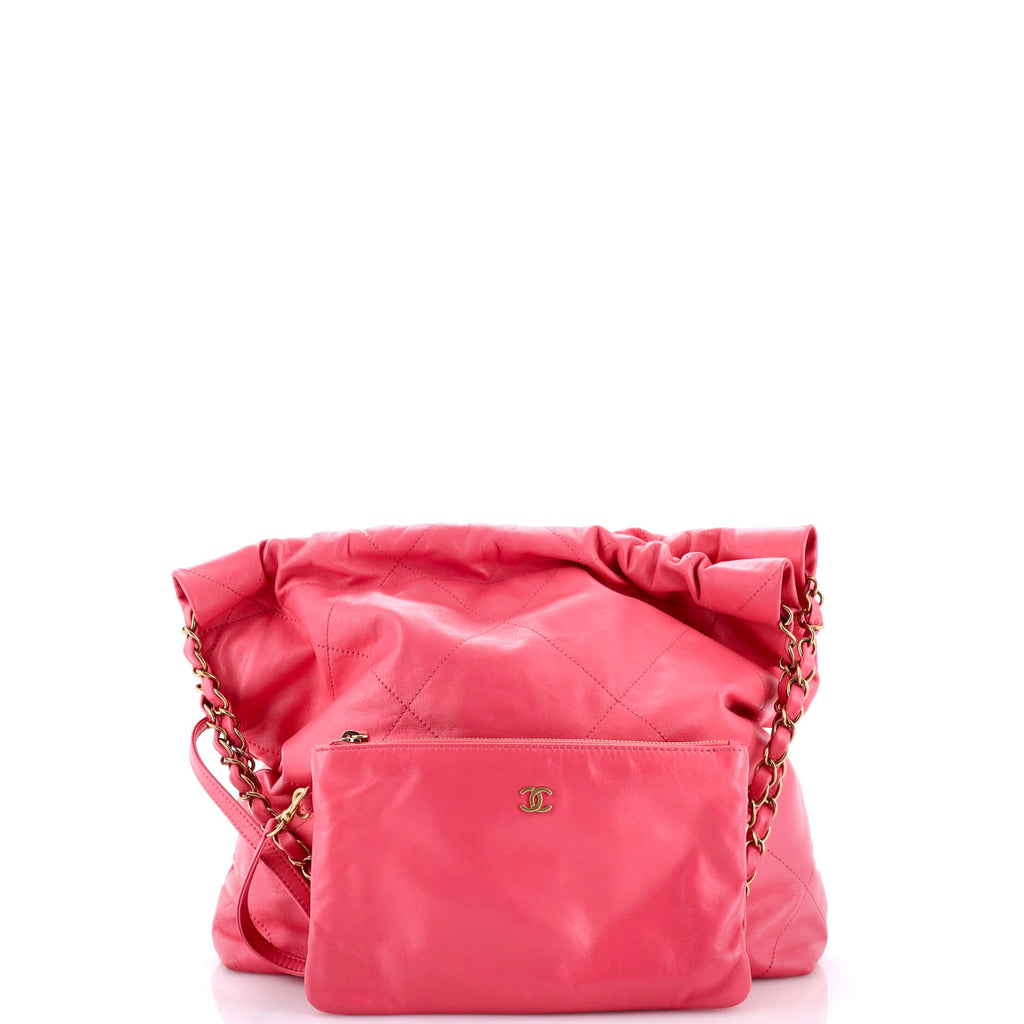 22 Chain Hobo Quilted Calfskin Medium