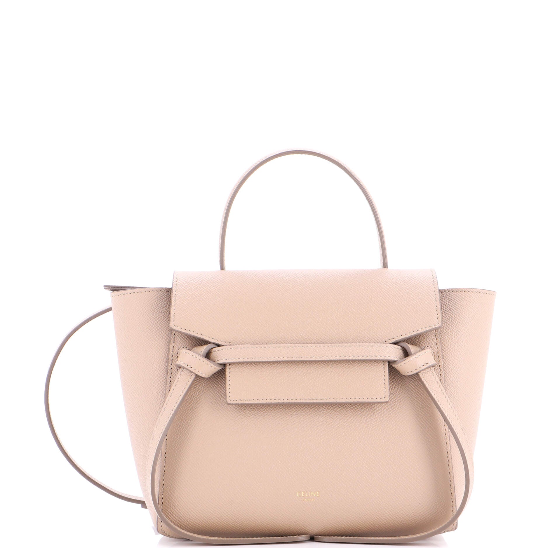 Belt Bag Textured Leather Nano