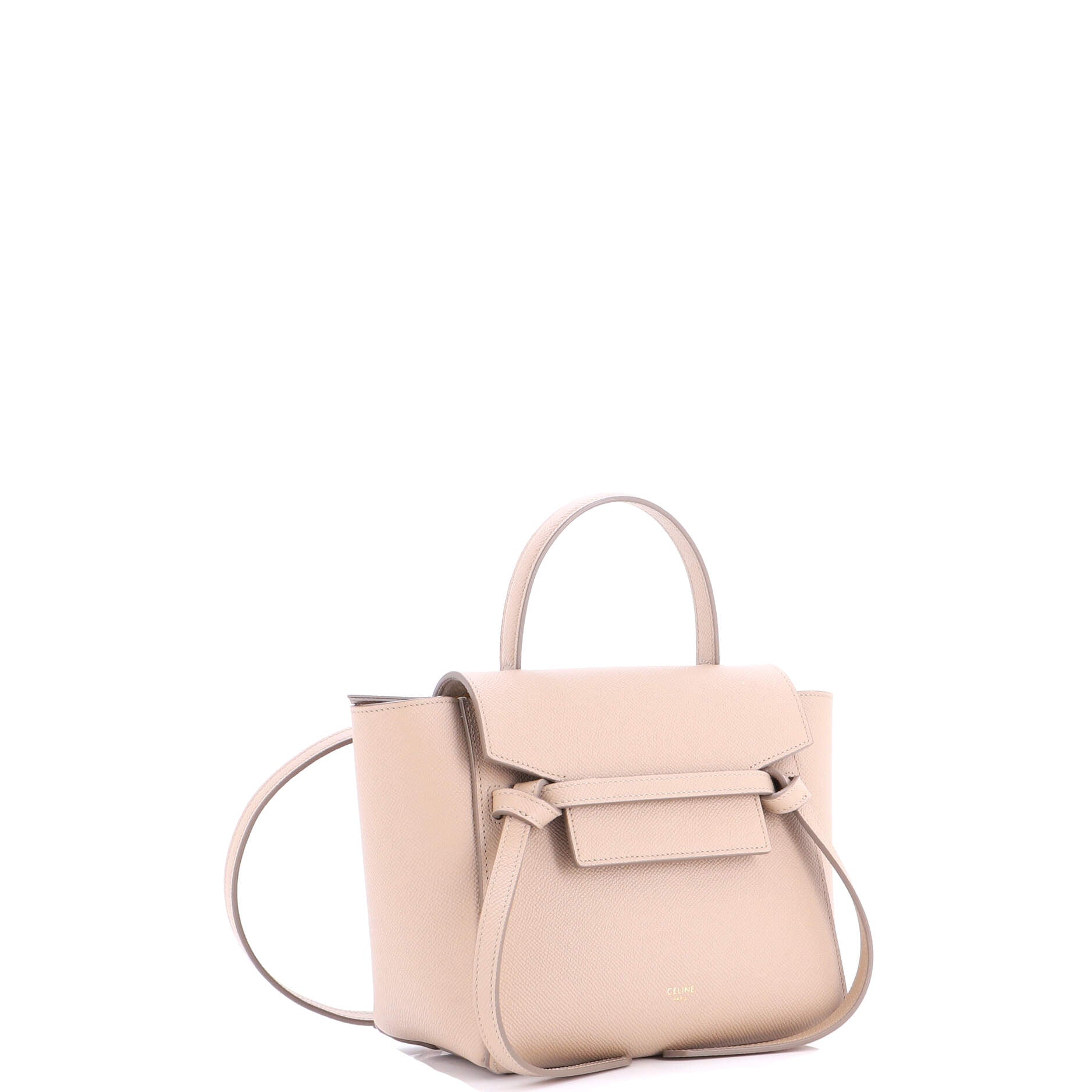 Belt Bag Textured Leather Nano