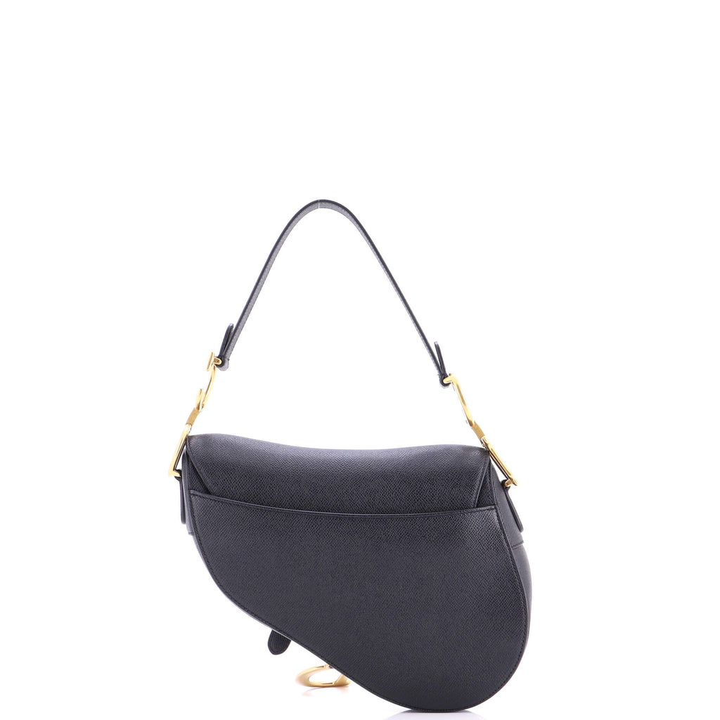 Saddle Handbag Leather Medium
