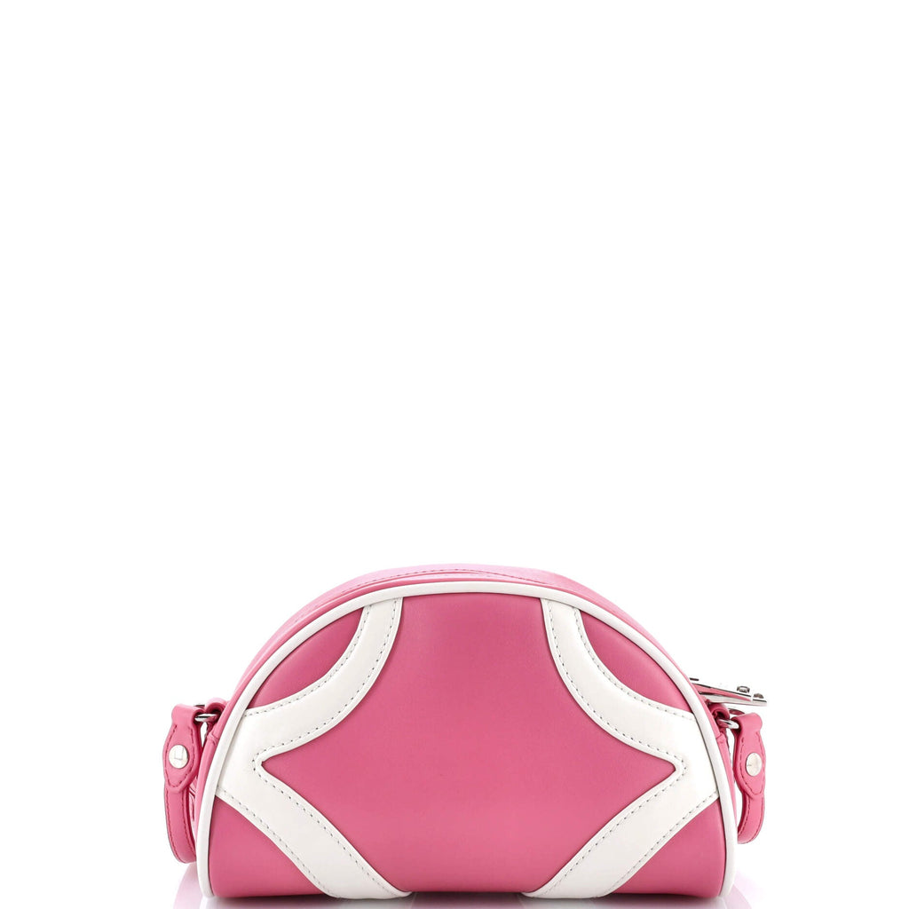 Bowling Convertible Handle Bag Leather Small