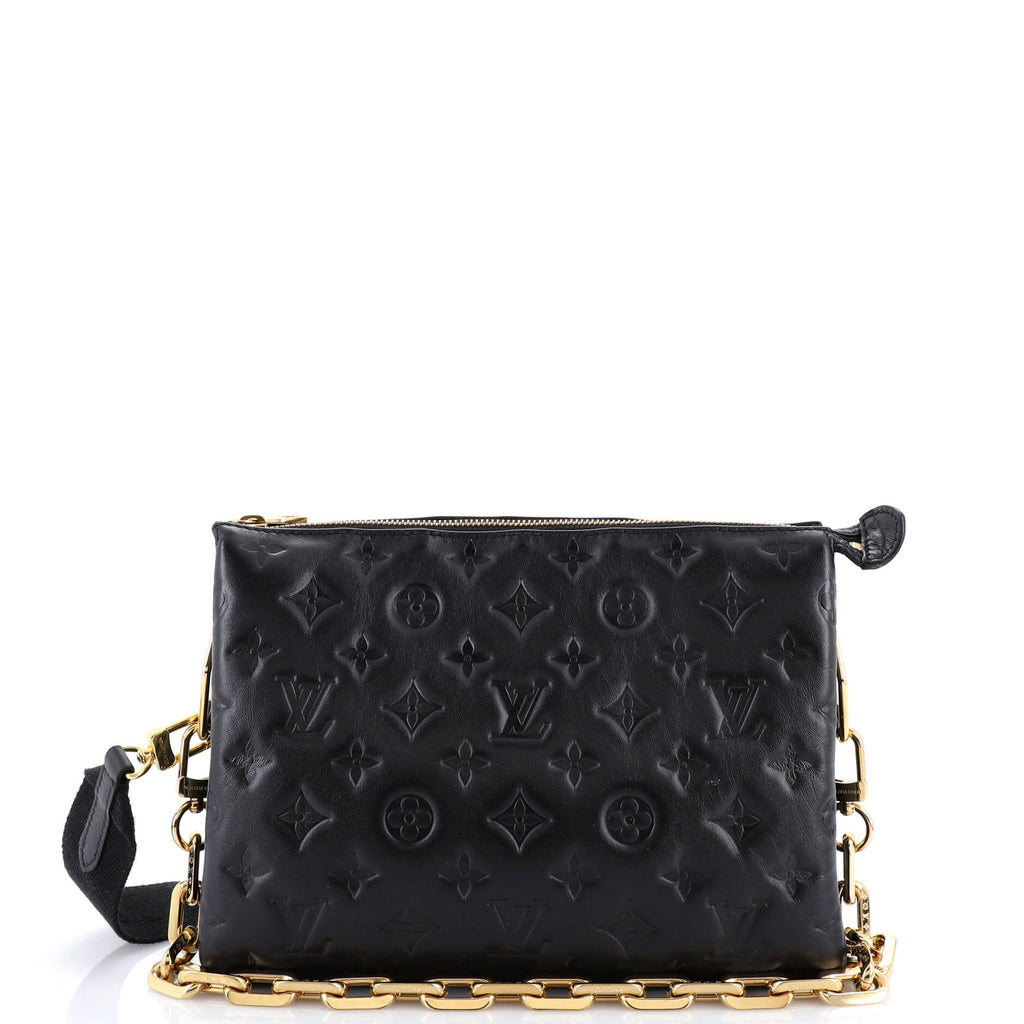 Coussin Bag Monogram Embossed Lambskin PM