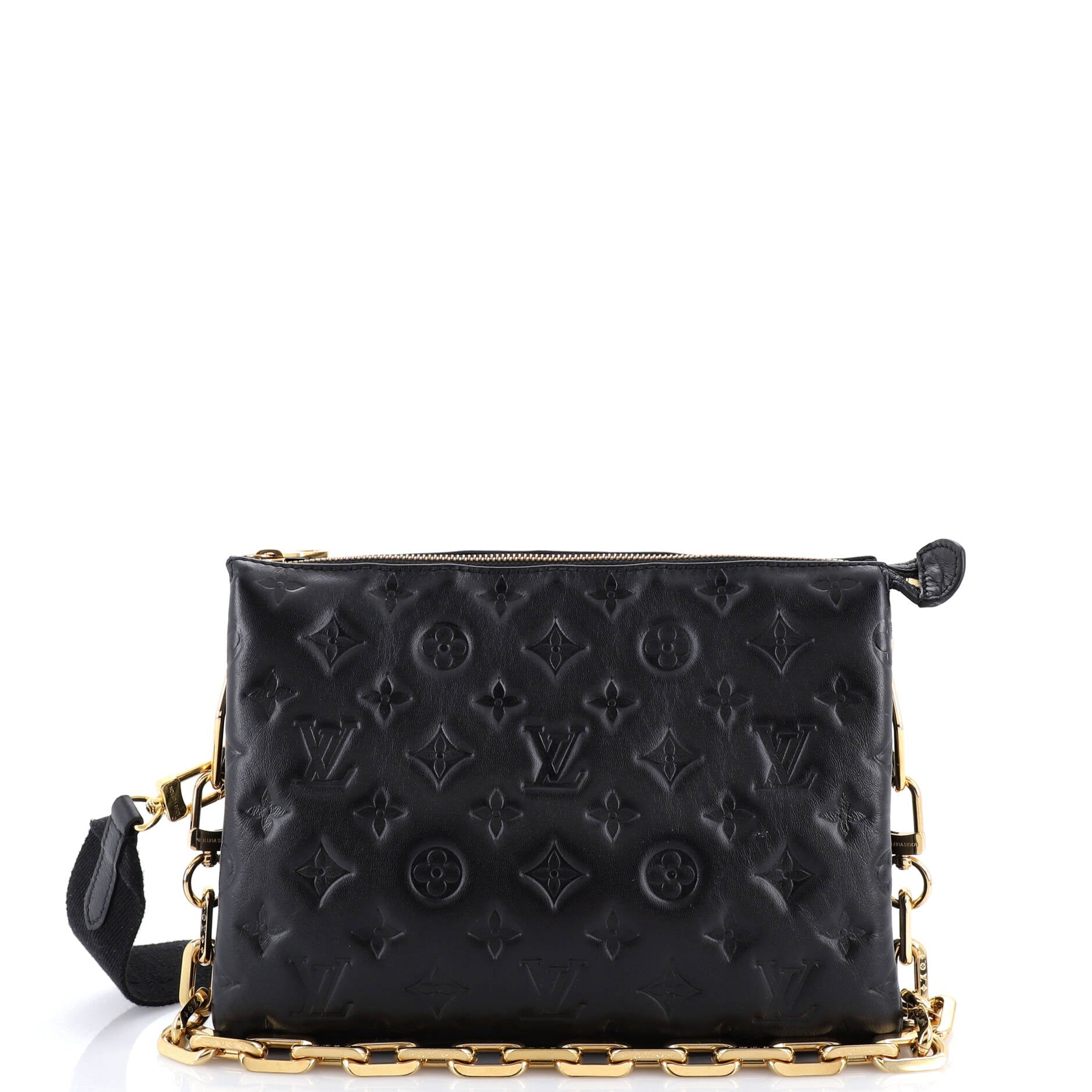 Coussin Bag Monogram Embossed Lambskin PM