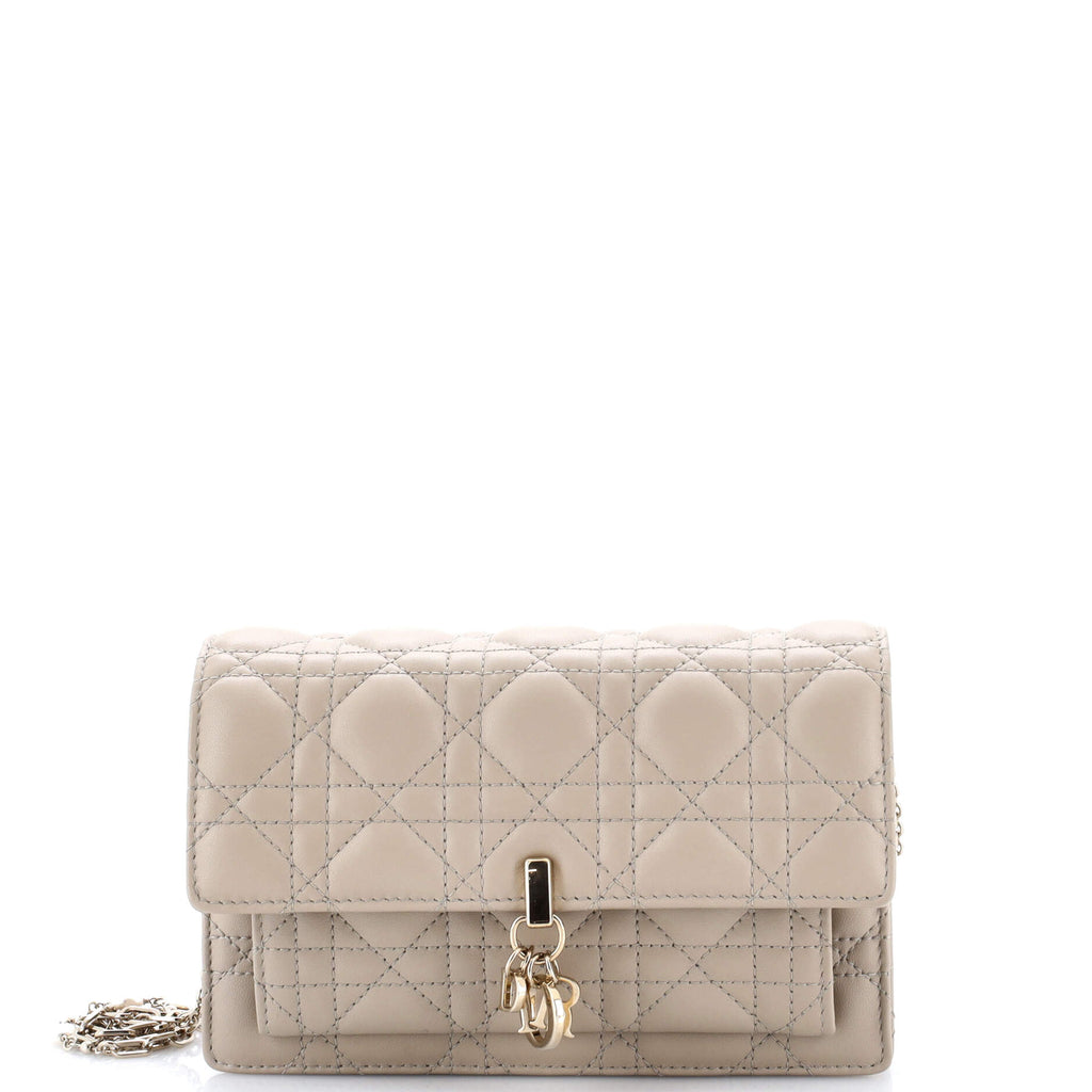 Miss Dior Charms Chain Pouch Cannage Quilt Lambskin