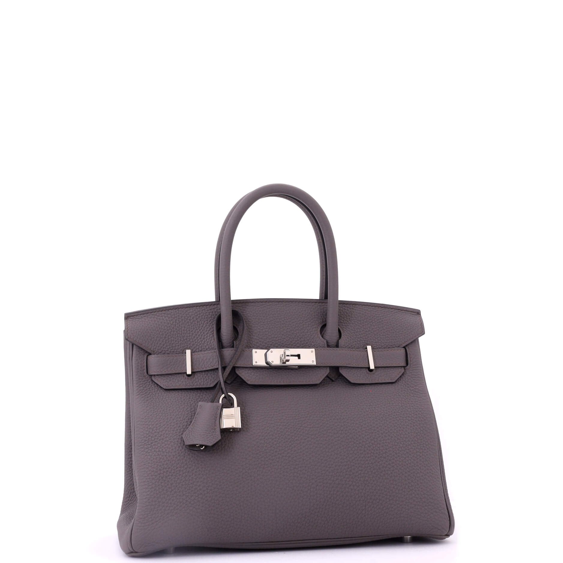 Birkin Handbag Grey Togo with Palladium Hardware 30