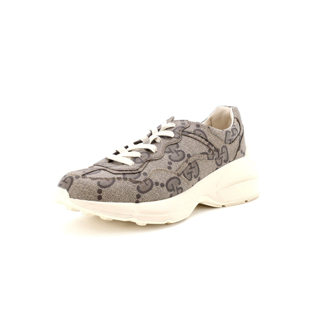 Rhyton Sneakers Jumbo GG Coated Canvas