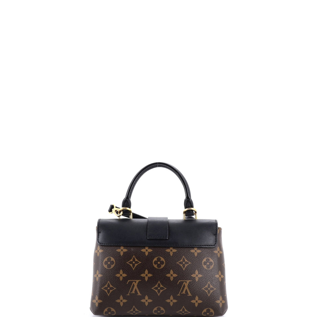 Locky Handbag Monogram Canvas with Leather BB