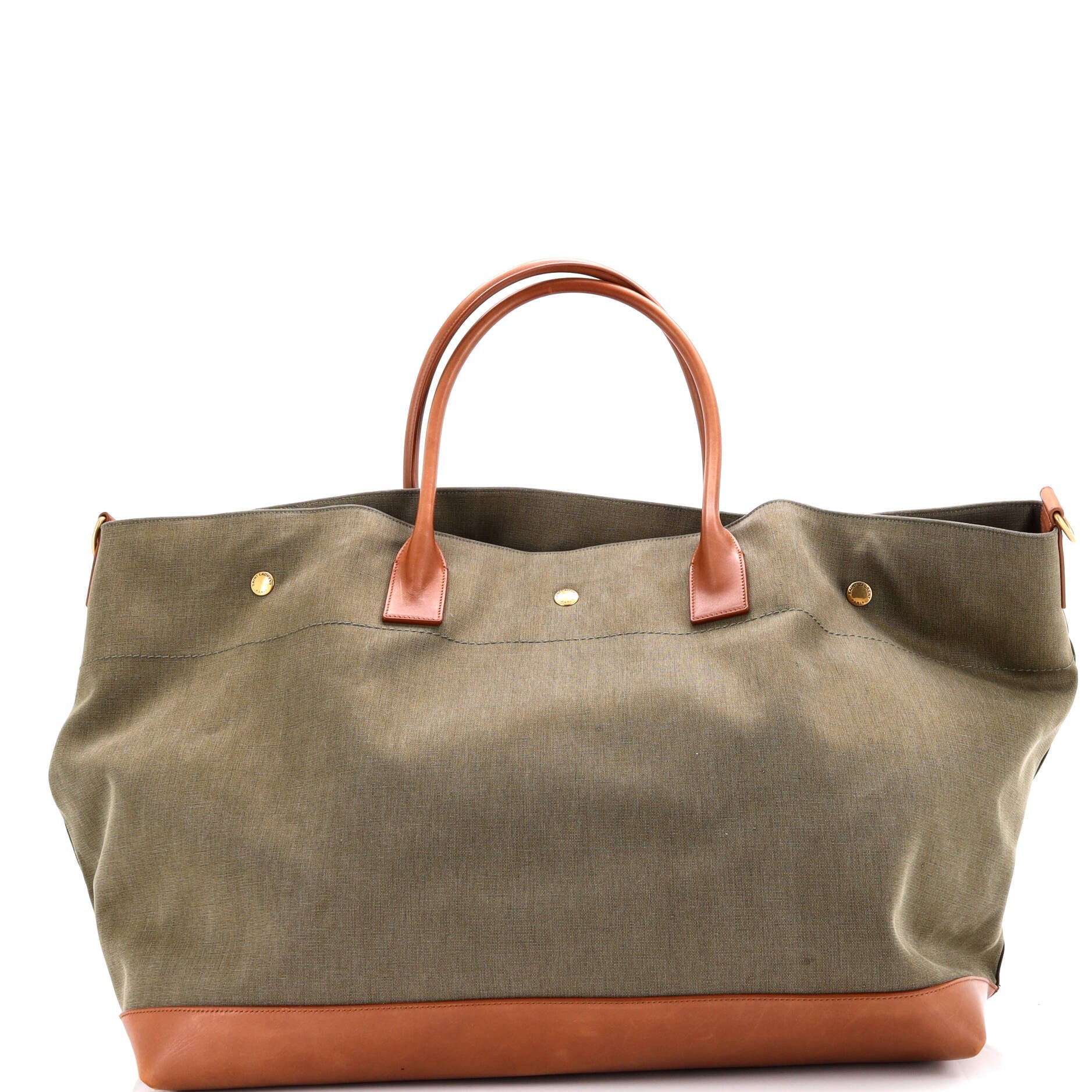 Rive Gauche Shopper Tote Canvas Maxi
