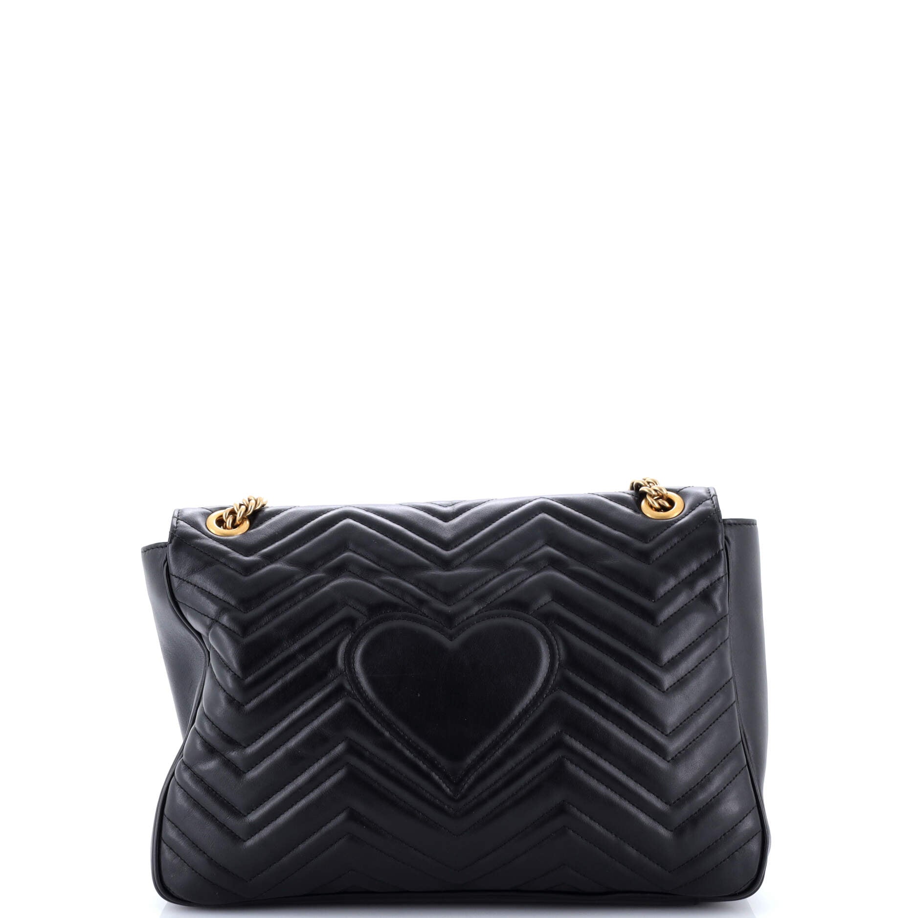 GG Marmont Flap Bag Matelasse Leather Large