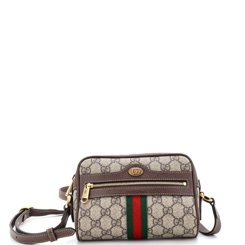 Ophidia Shoulder Bag GG Coated Canvas Mini