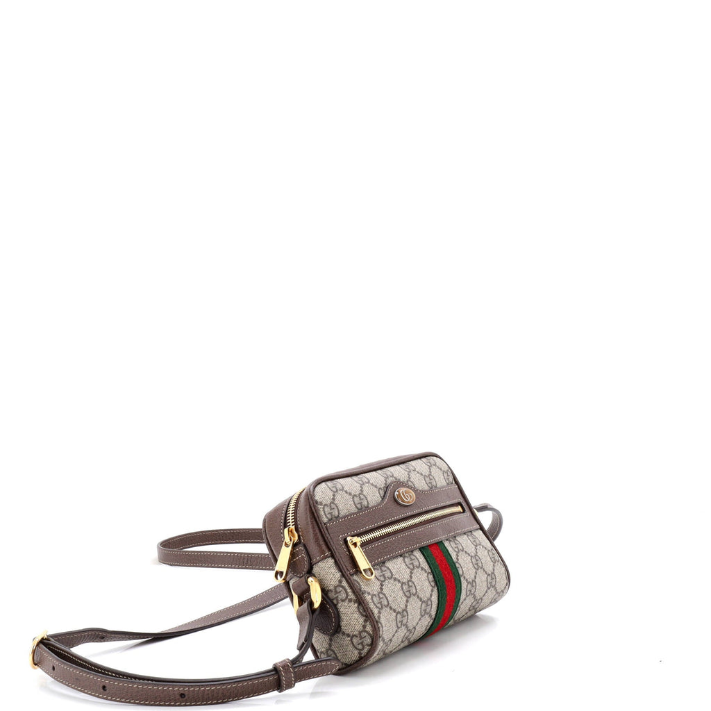 Ophidia Shoulder Bag GG Coated Canvas Mini