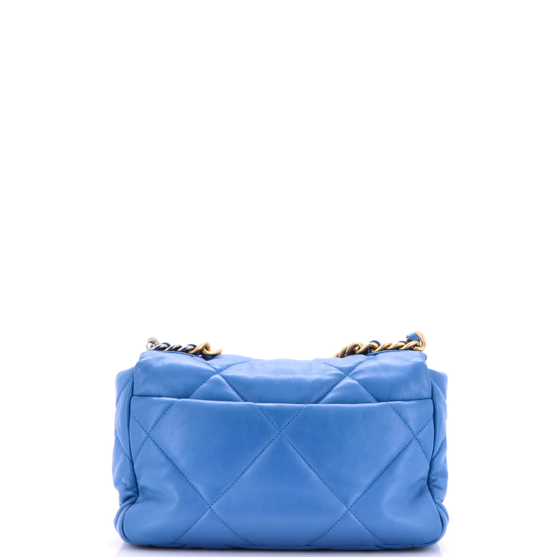 19 Flap Bag Quilted Leather Medium