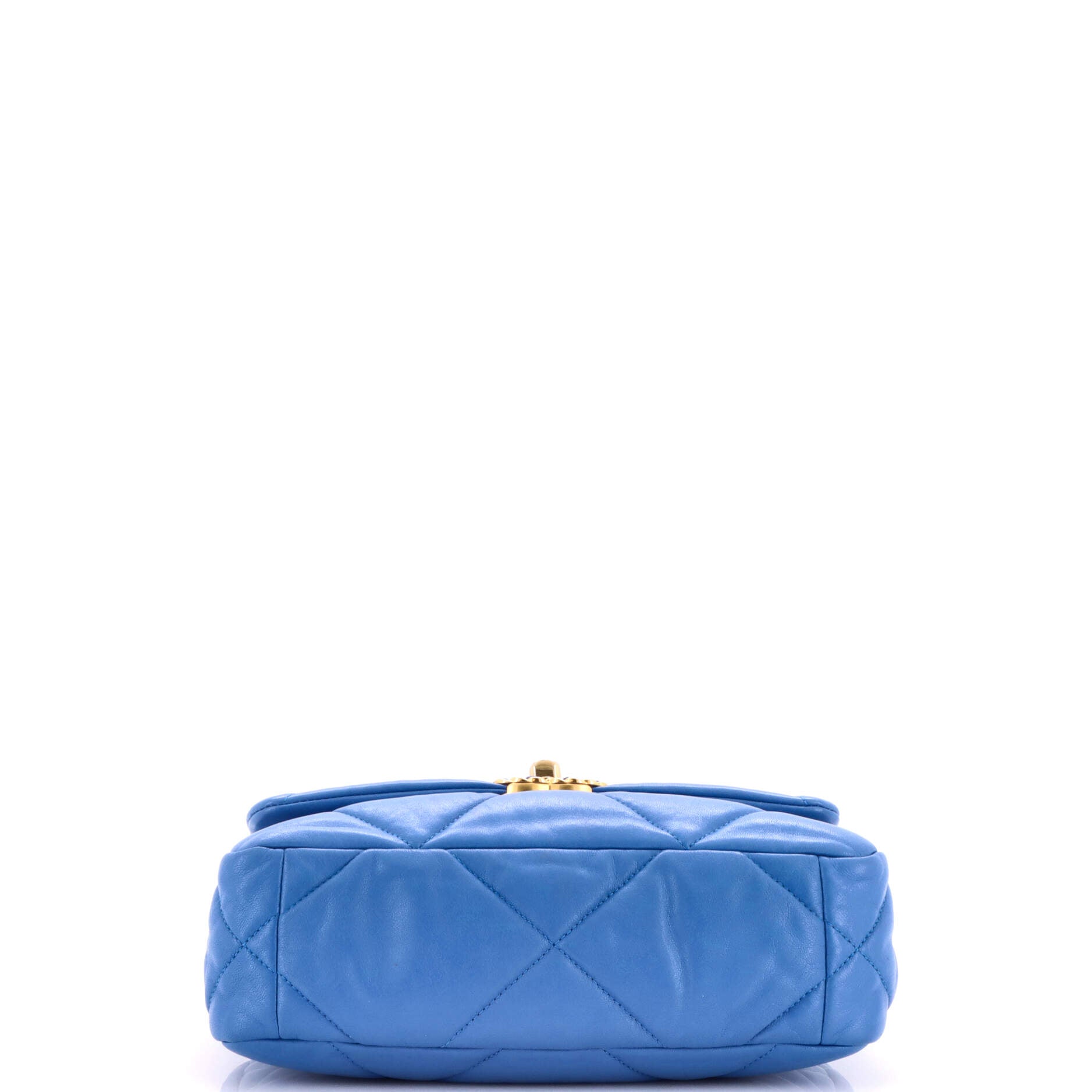 19 Flap Bag Quilted Leather Medium