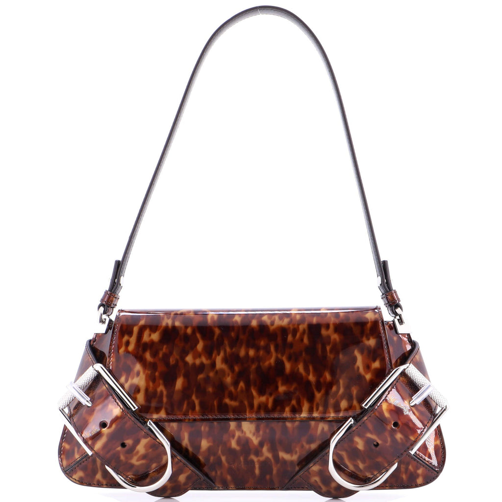 Voyou Shoulder Flap Bag Printed Patent