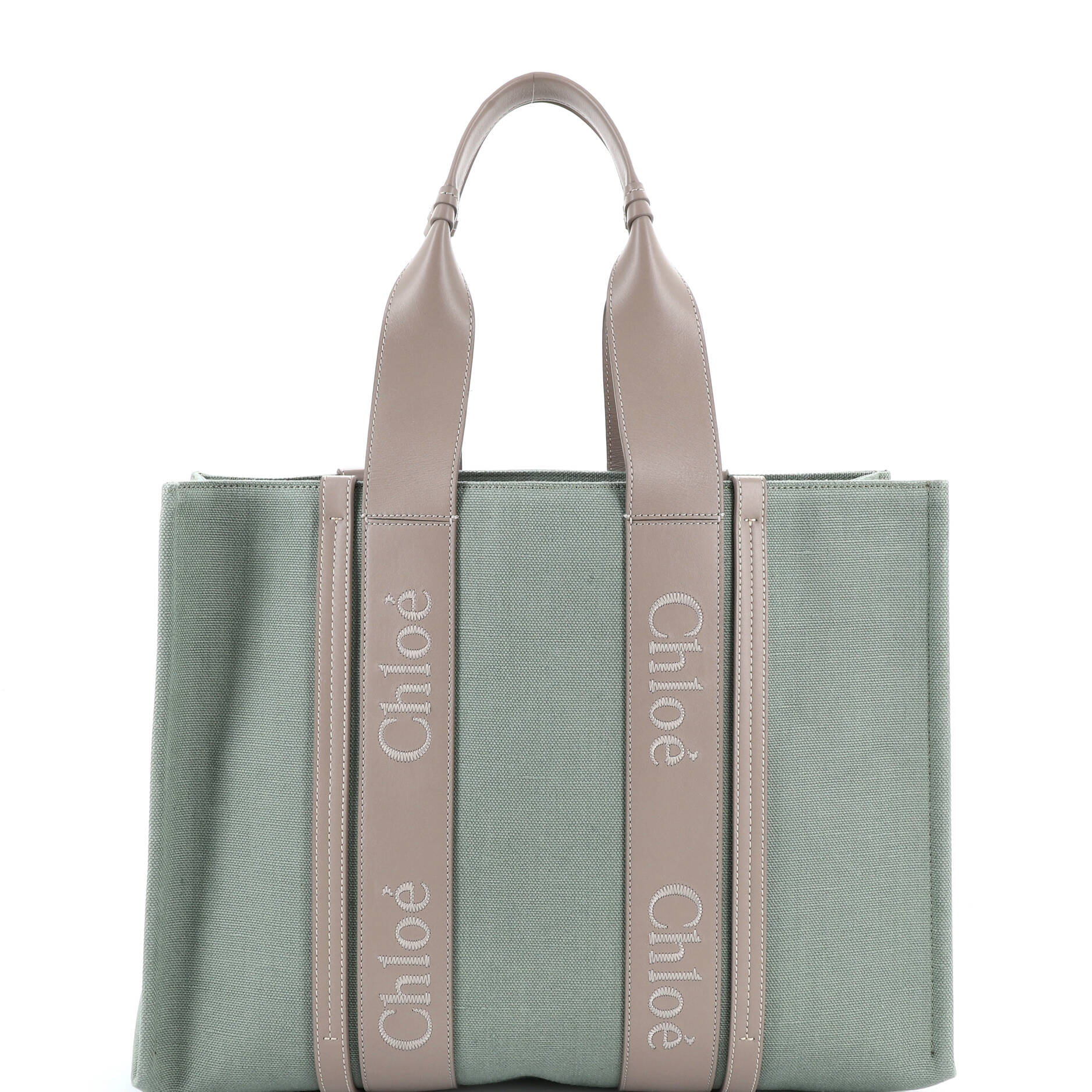 Woody Tote Leather Large