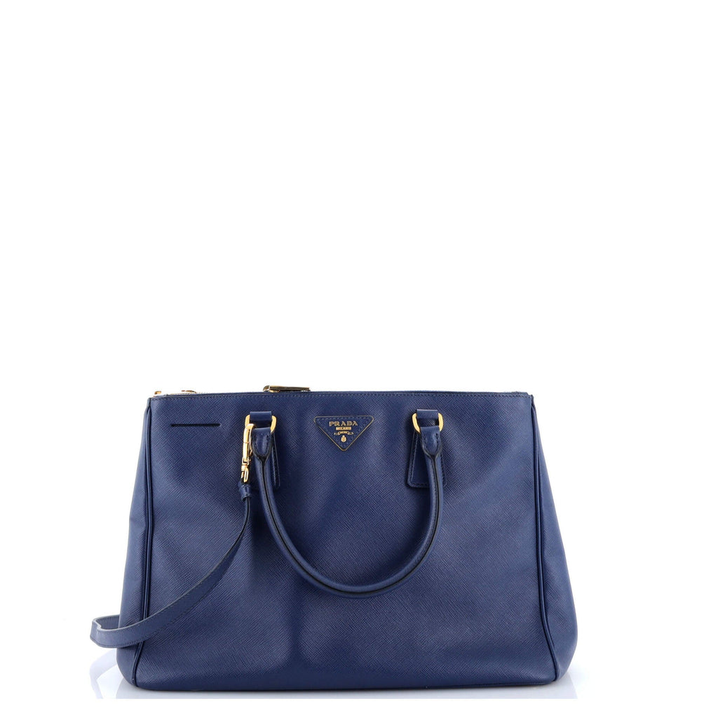 Galleria Double Zip Tote Saffiano Leather Large