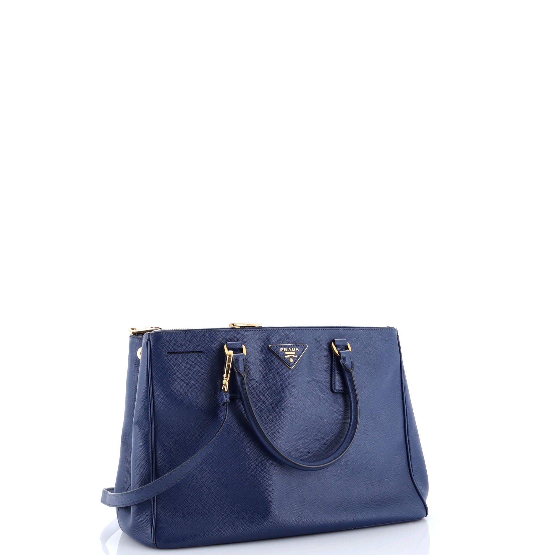Galleria Double Zip Tote Saffiano Leather Large
