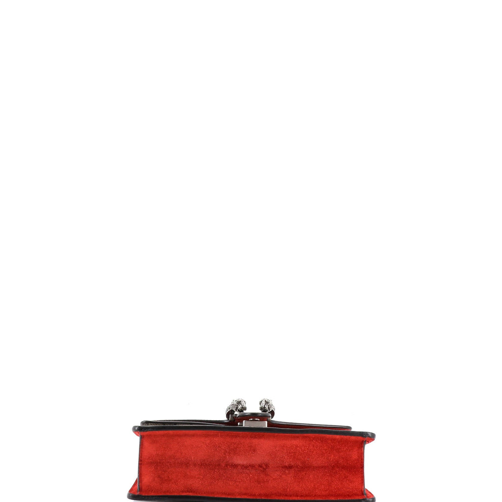Dionysus Bag GG Coated Canvas with Crystal Embellished Metal Small