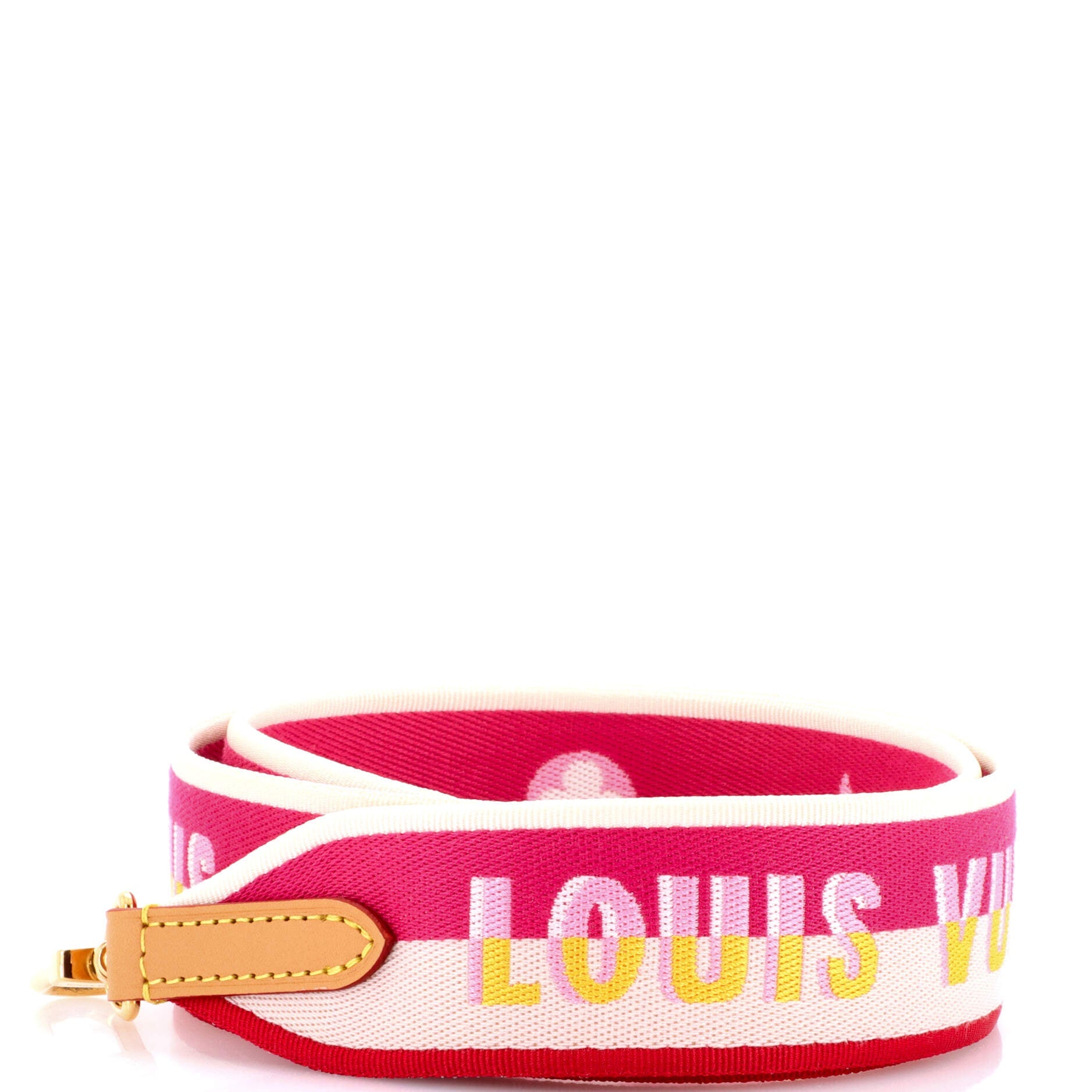 Logo Shoulder Strap Jacquard Wide