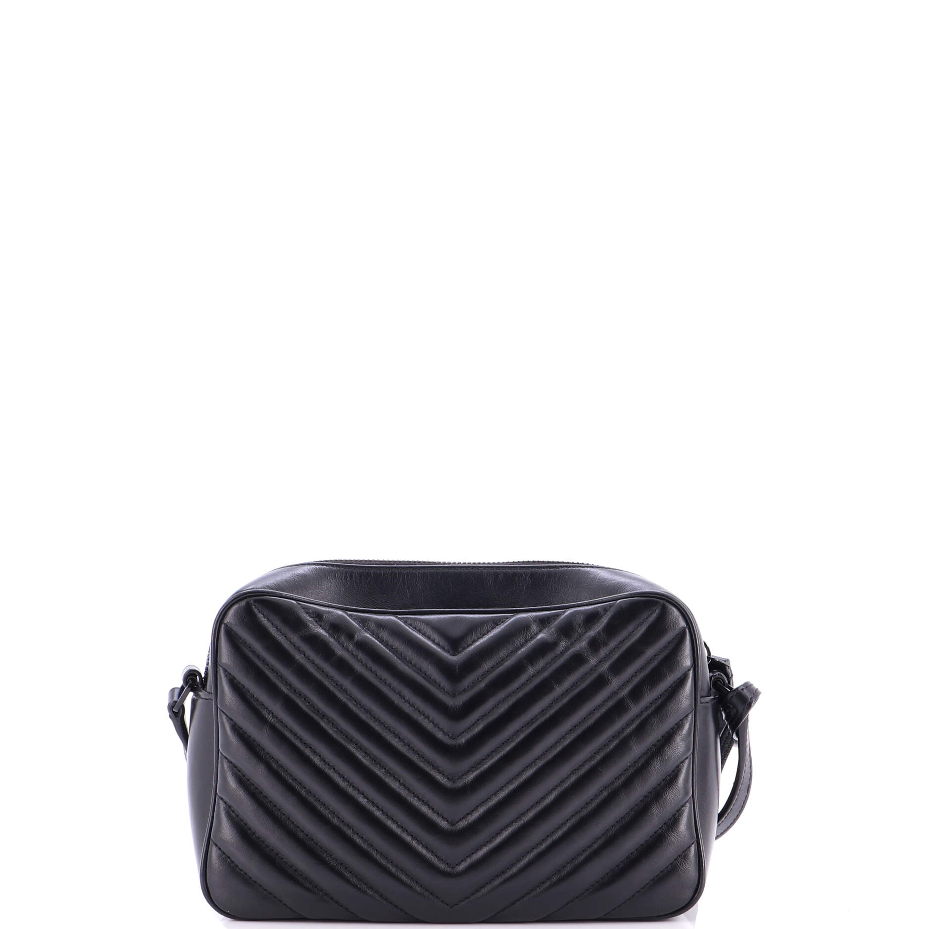Lou Camera Bag Matelasse Chevron Leather Small
