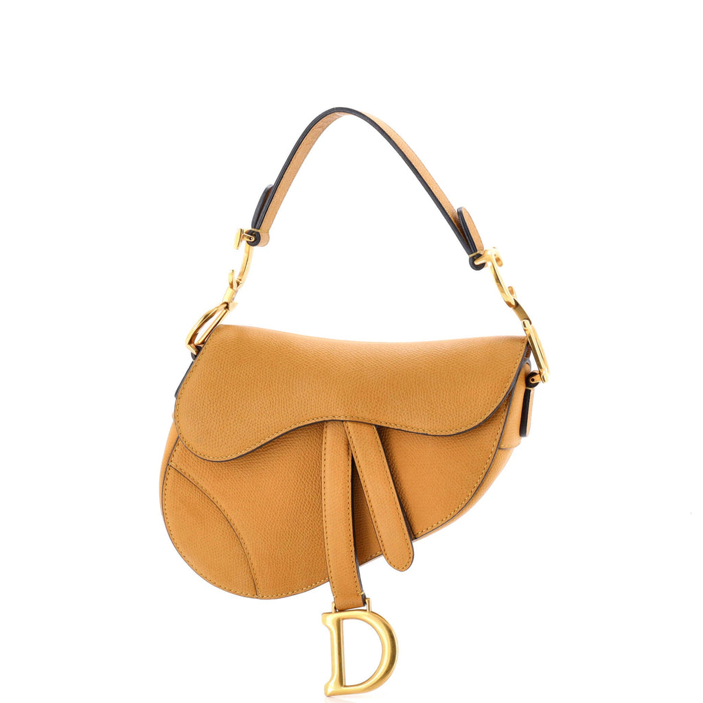 Saddle Handbag Leather Mini