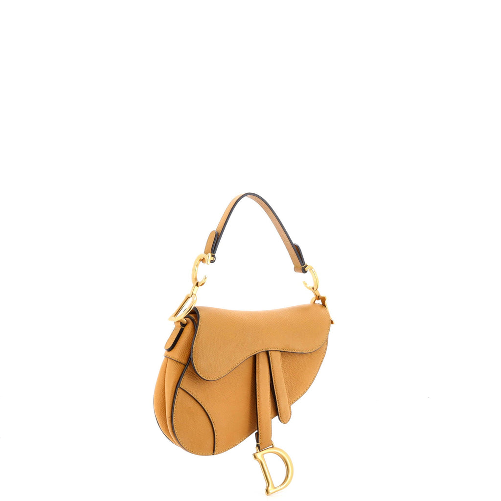 Saddle Handbag Leather Mini