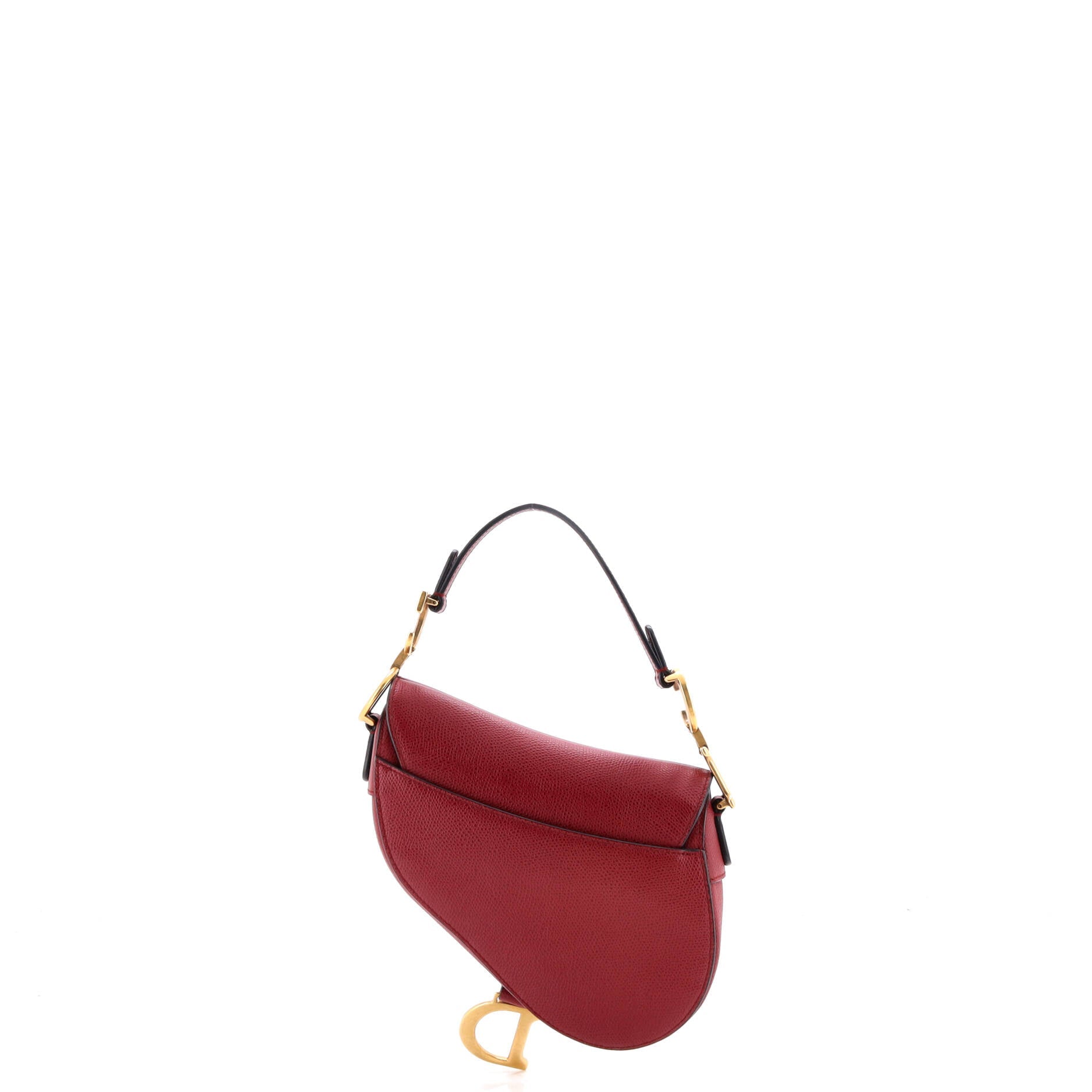 Saddle Handbag Leather Mini