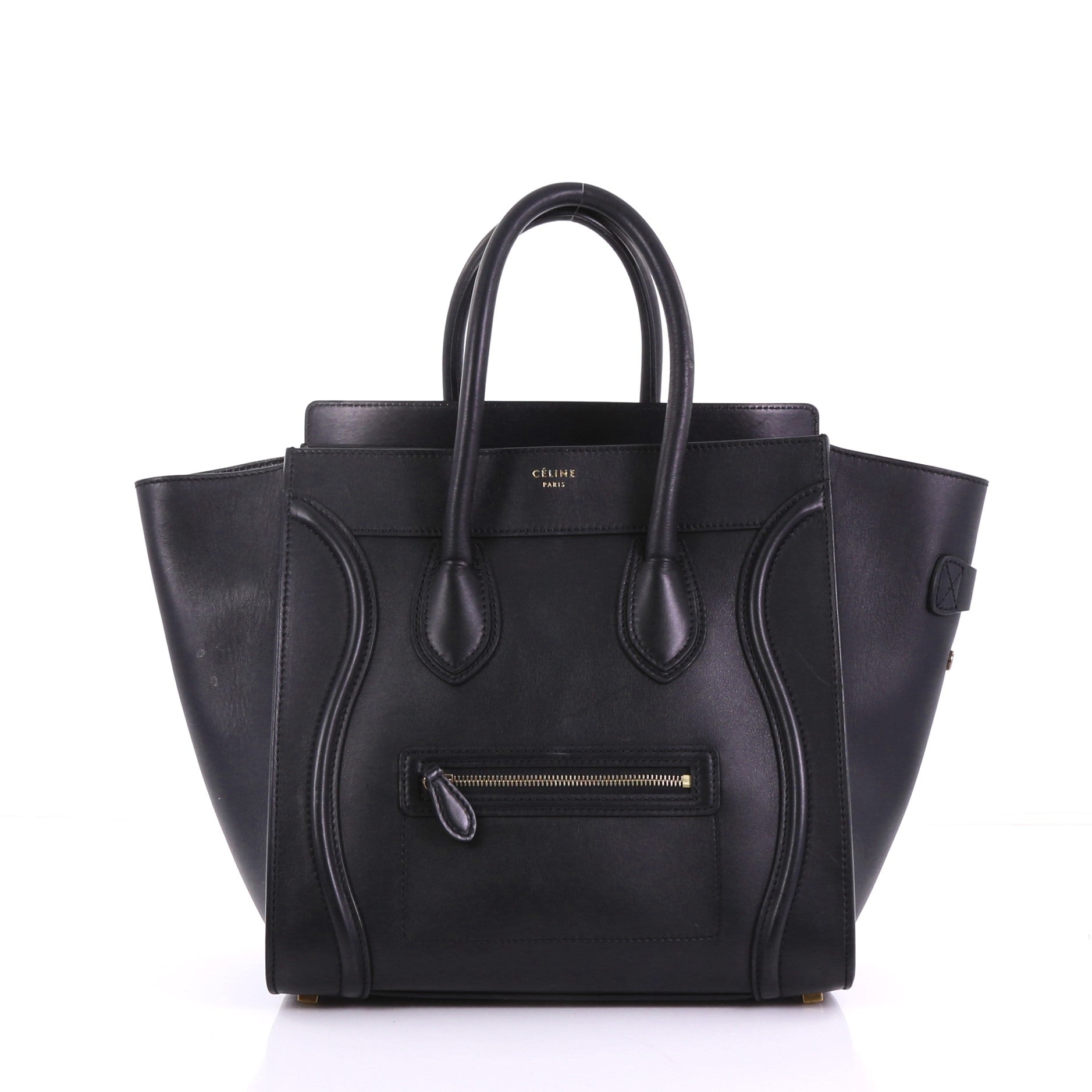 Luggage Handbag Smooth Leather Mini