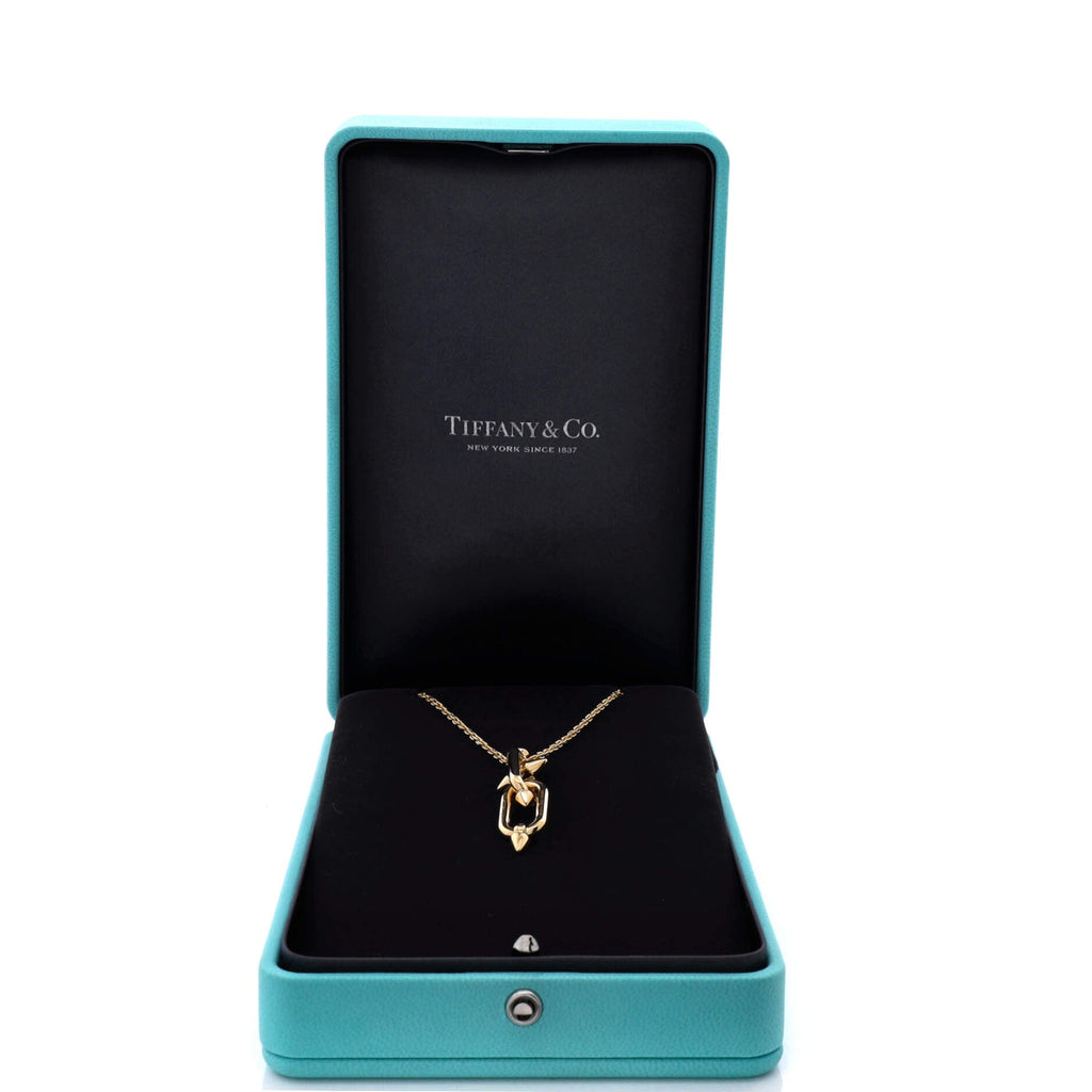 x Pharrell Williams Titan Pendant Necklace 18K Yellow Gold with Diamonds