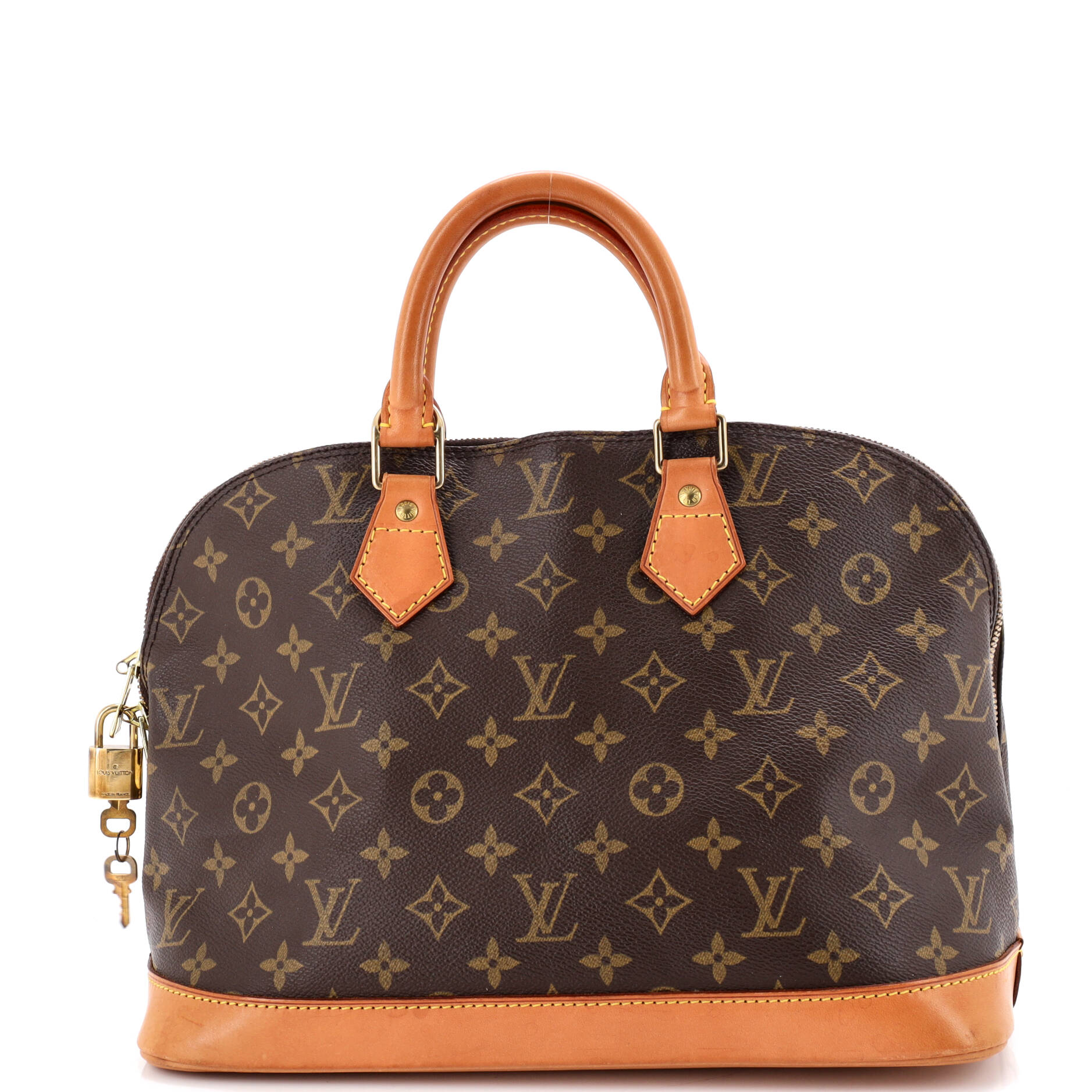 Vintage Alma Handbag Monogram Canvas PM