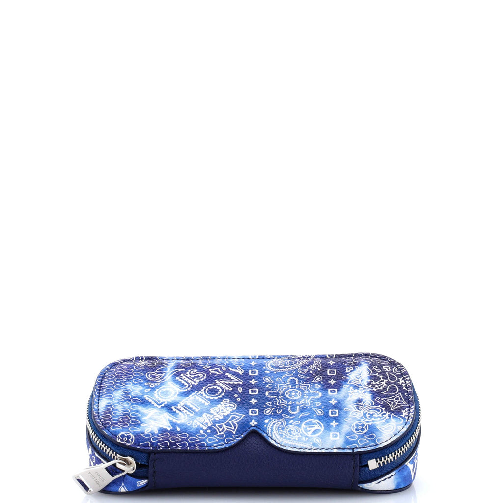 Zip Sunglasses Case Limited Edition Monogram Bandana Leather GM