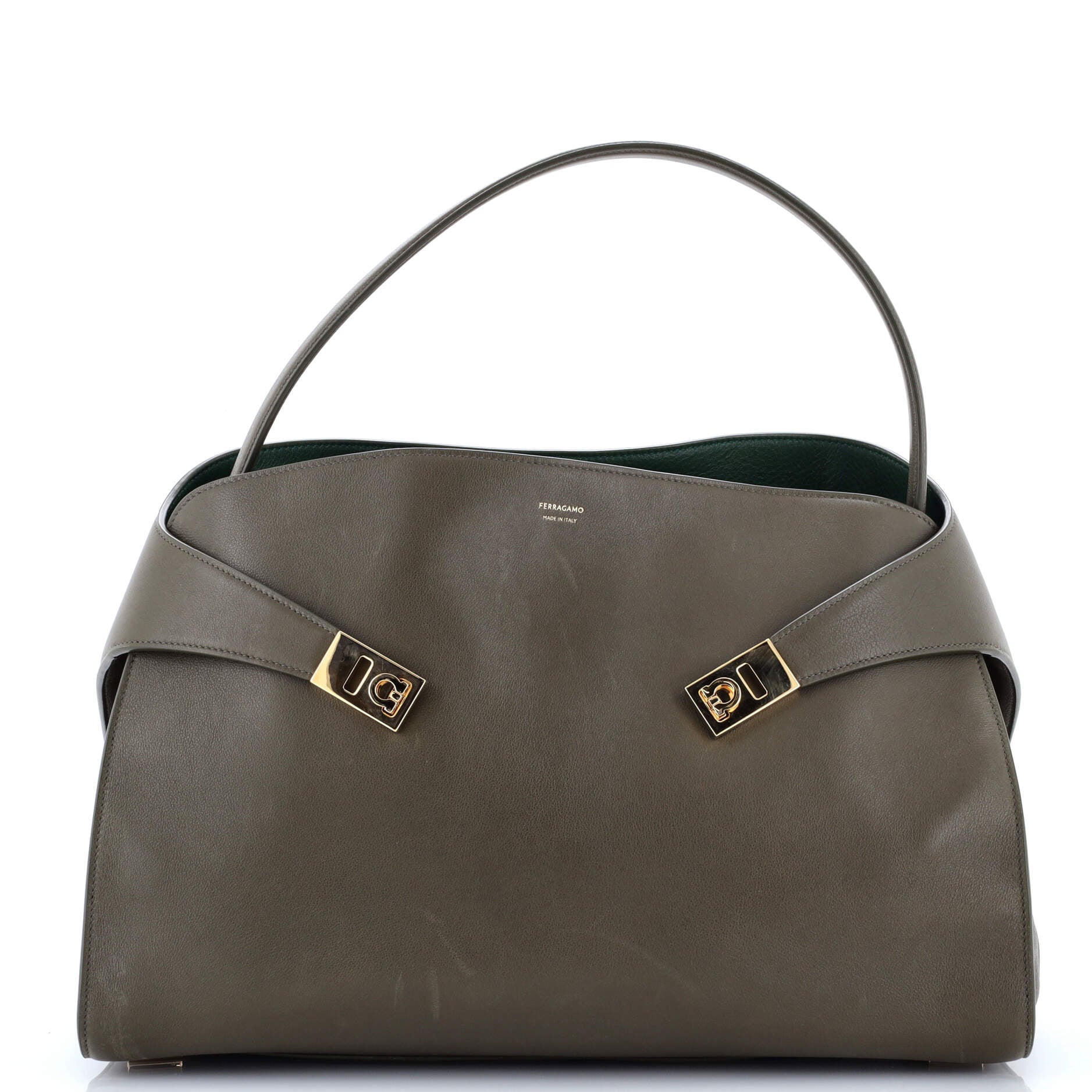 Hug Shoulder Bag Leather Large