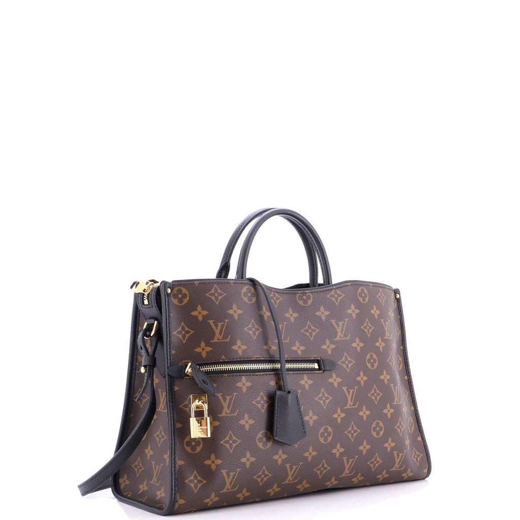 Popincourt NM Handbag Monogram Canvas with Leather MM