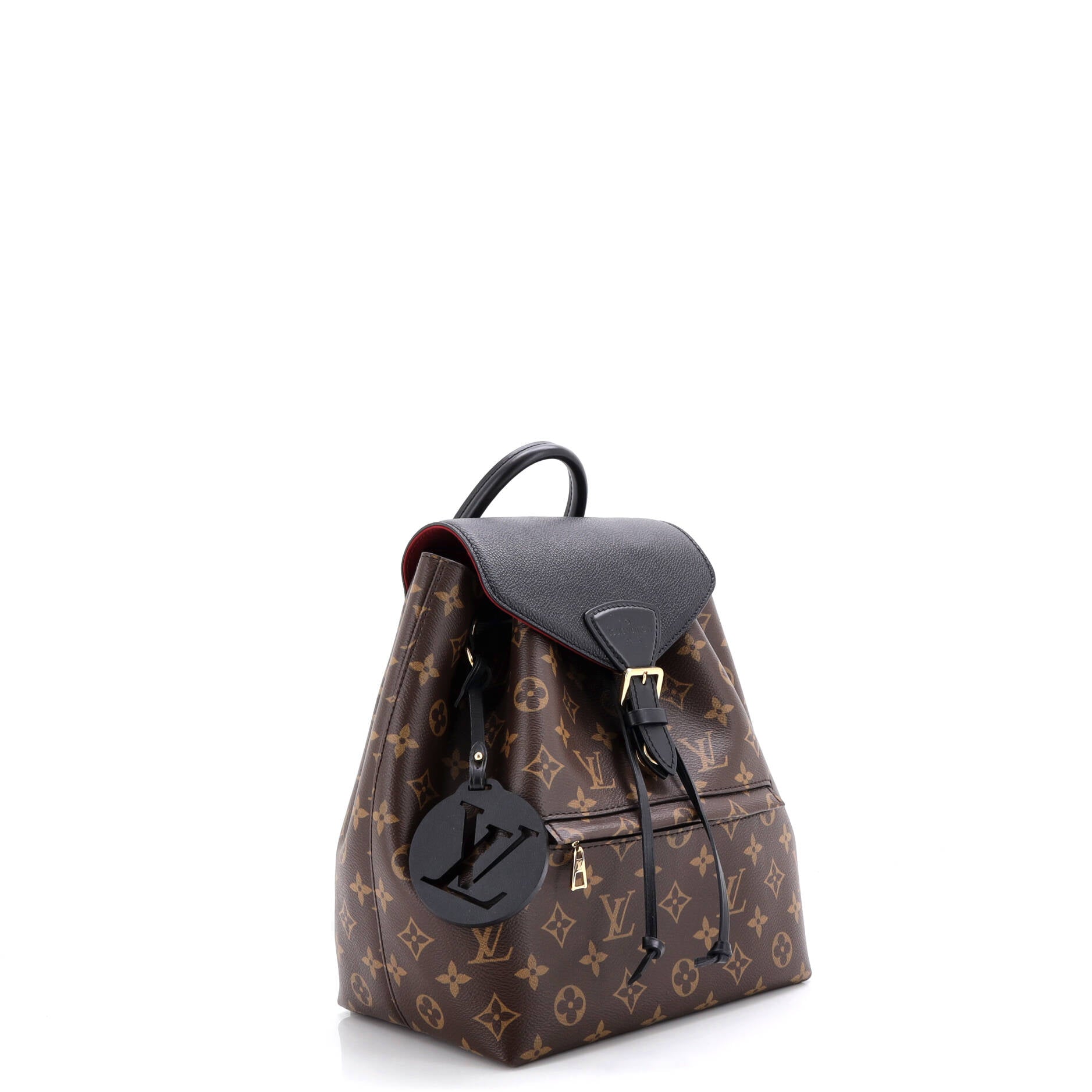 Montsouris NM Backpack Monogram Canvas with Leather PM