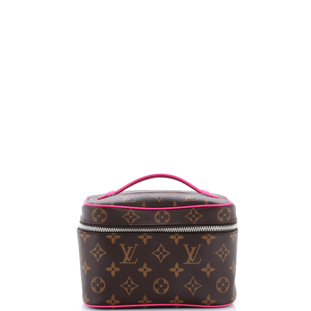 Nice Vanity Case Macassar Monogram Canvas Mini