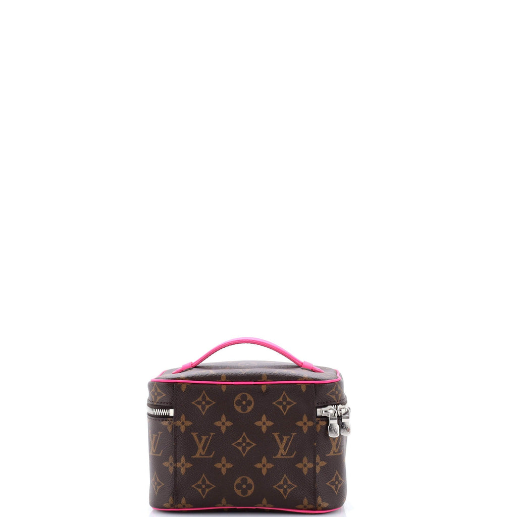 Nice Vanity Case Macassar Monogram Canvas Mini