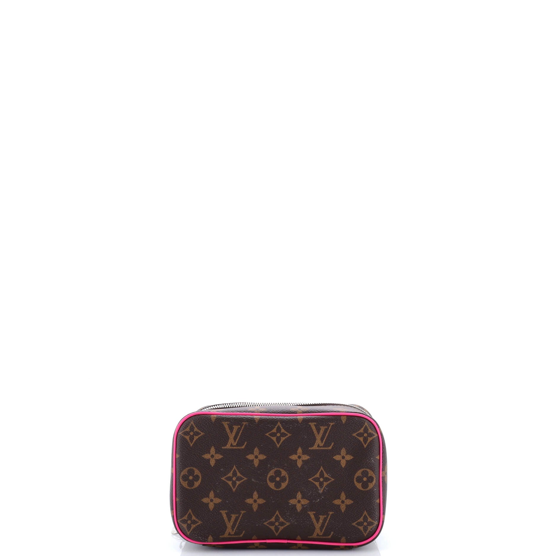 Nice Vanity Case Macassar Monogram Canvas Mini