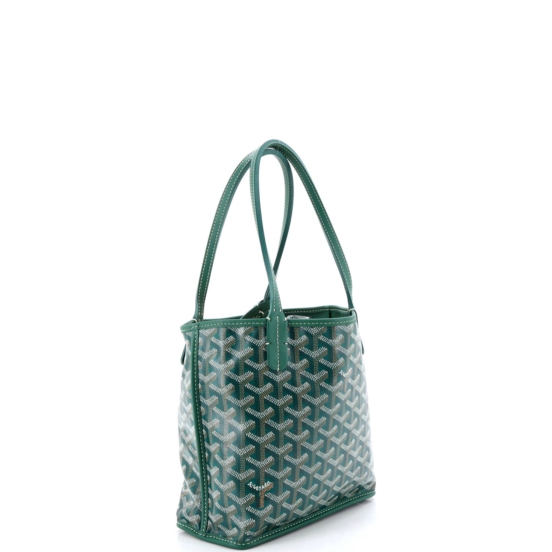 Anjou Reversible Tote Coated Canvas Mini