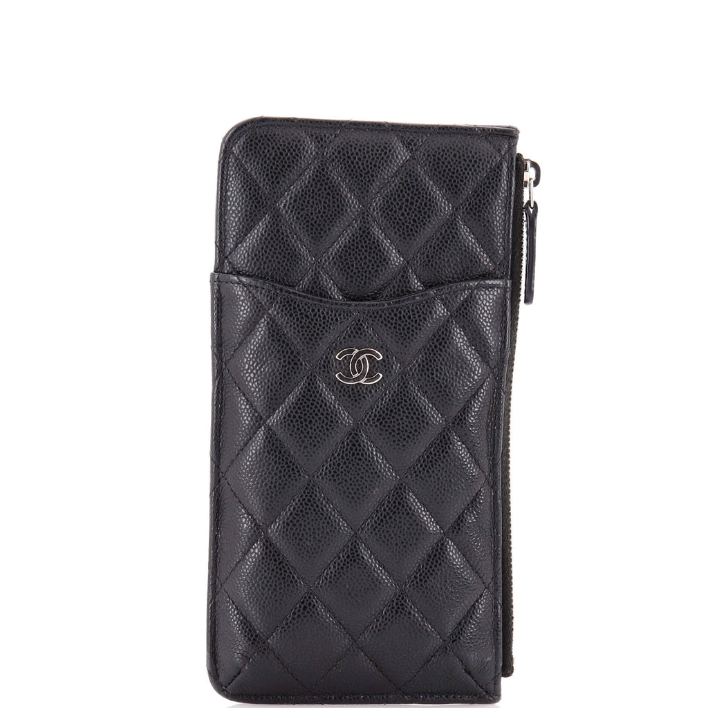 Classic Phone Case Pouch Quilted Caviar