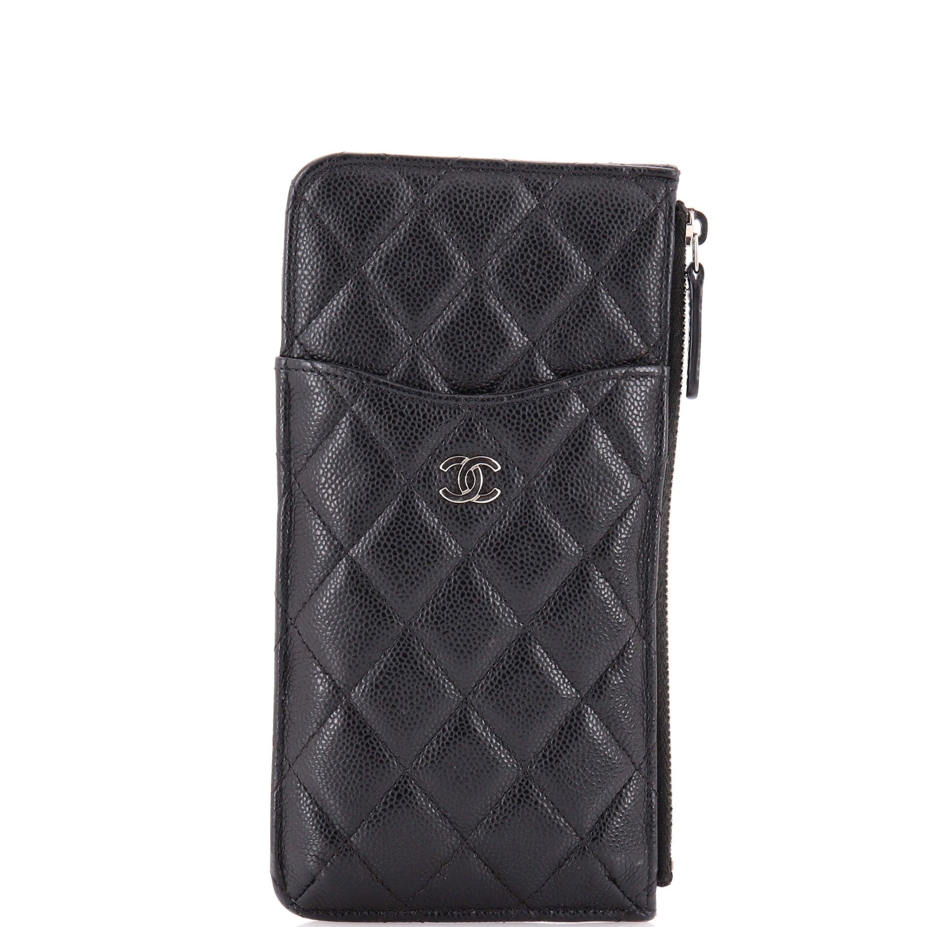 Classic Phone Case Pouch Quilted Caviar