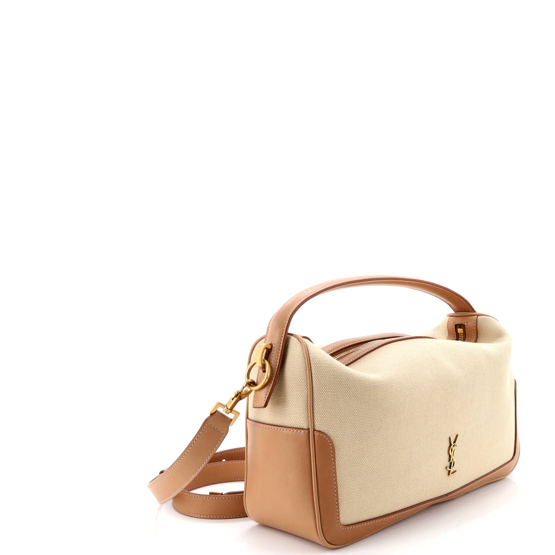 Camera Supple Bag Canvas and Leather