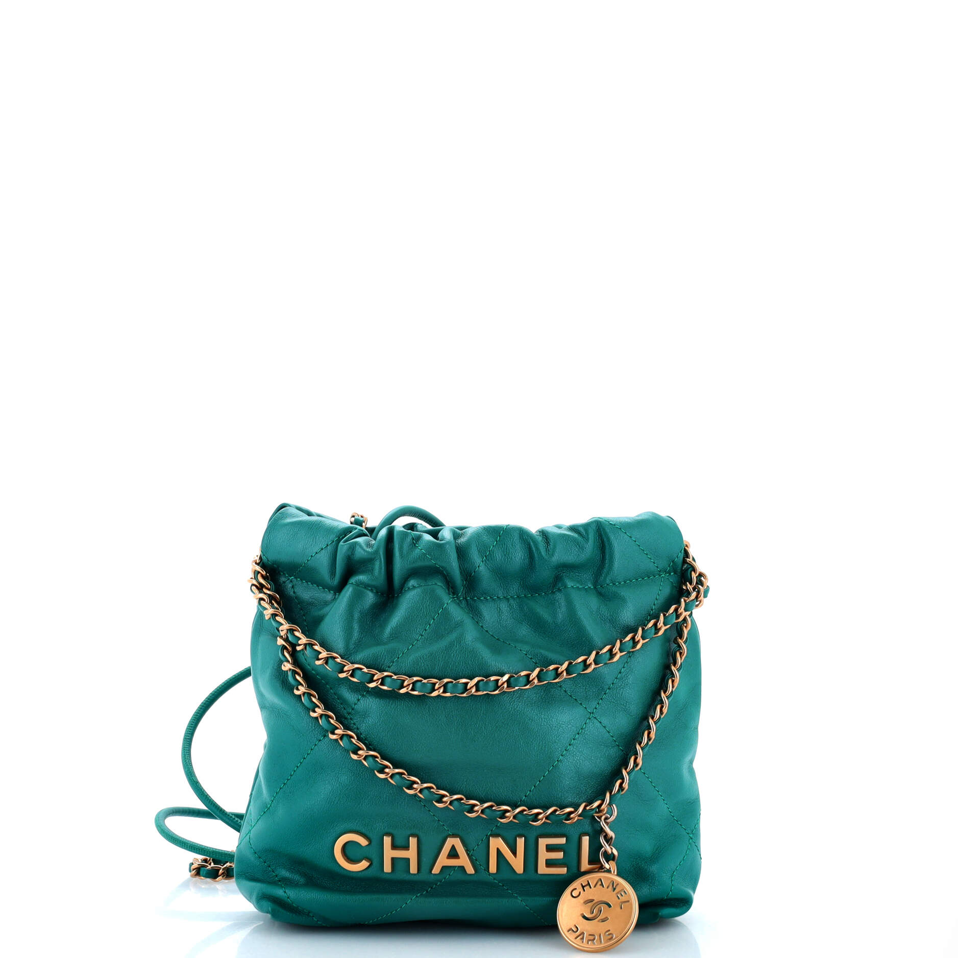 22 Chain Hobo Quilted Calfskin Mini