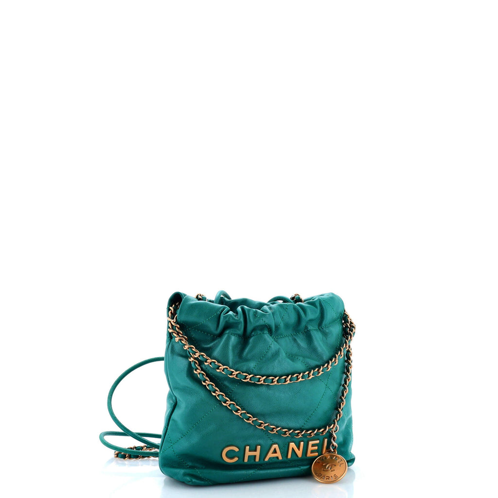 22 Chain Hobo Quilted Calfskin Mini