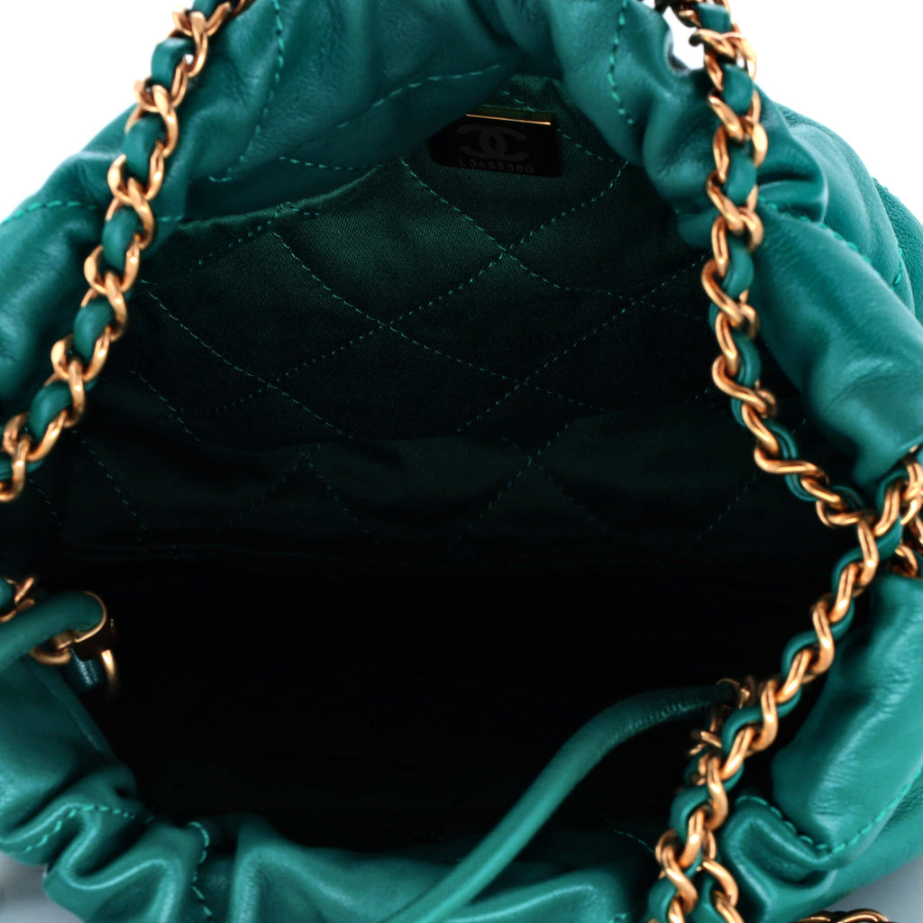 22 Chain Hobo Quilted Calfskin Mini