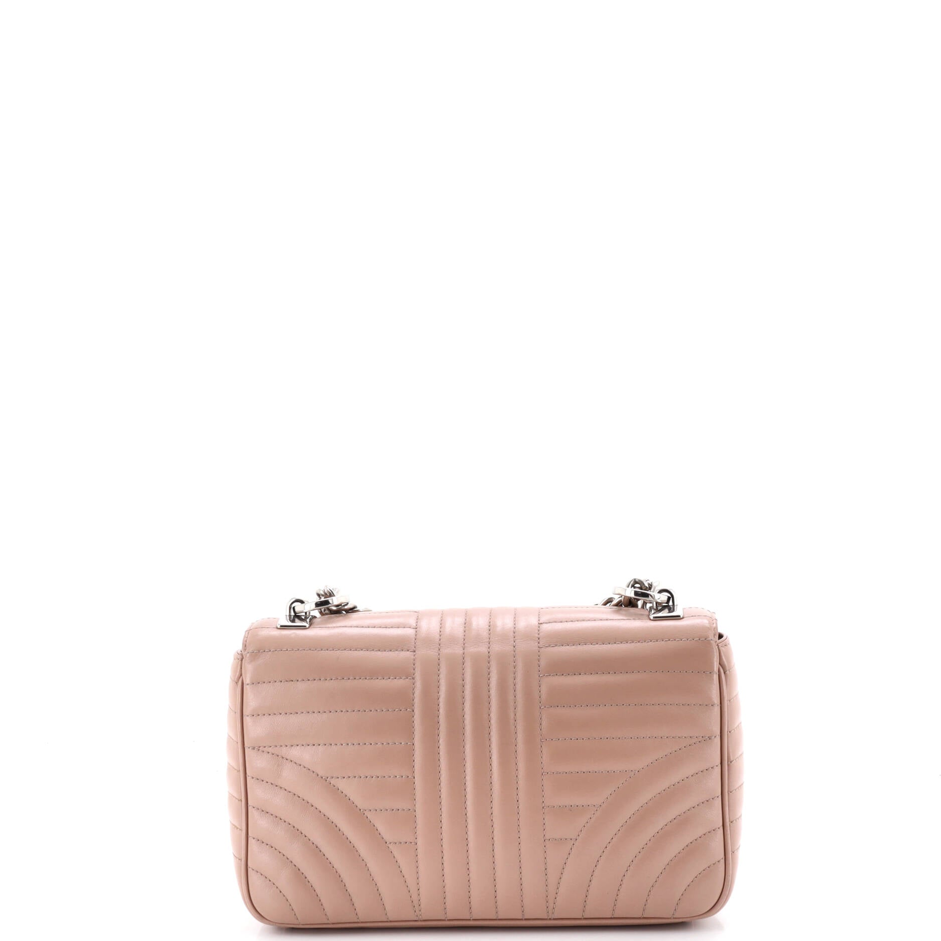 Chain Flap Shoulder Bag Diagramme Quilted Leather Medium